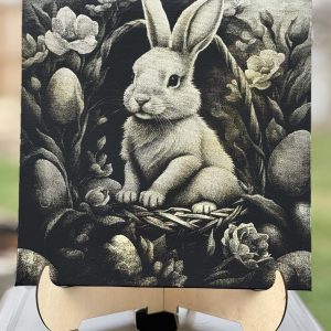 Canvas Easter Bunny Print