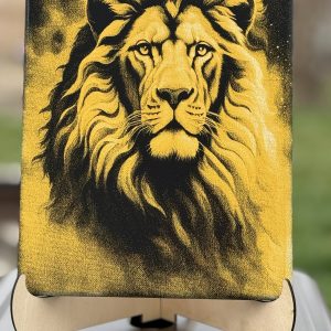 Canvas Lion Print