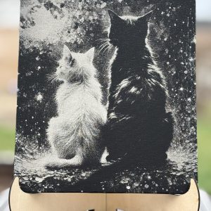 Canvas Cat Print