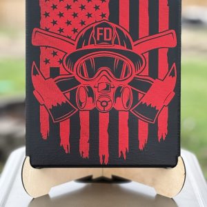 Canvas Firefighter Print